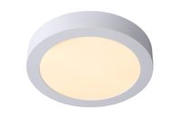 Lucide Brice ronde plafondlamp 24cm 15W wit