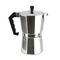 Aluminium moka/koffiemaker voor 12 kopjes - thumbnail