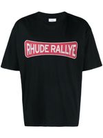 RHUDE t-shirt Rallye à logo imprimé - Noir - thumbnail