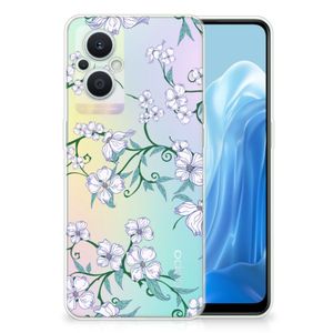 OPPO Reno8 Lite Uniek TPU Case Blossom White