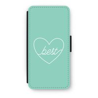 Best heart pastel: iPhone 7 Flip Hoesje - thumbnail