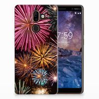 Nokia 7 Plus Silicone Back Cover Vuurwerk