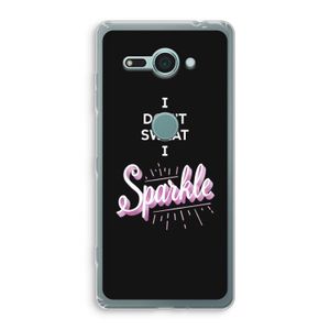 Sparkle quote: Sony Xperia XZ2 Compact Transparant Hoesje