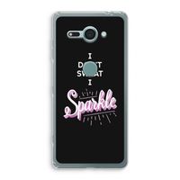 Sparkle quote: Sony Xperia XZ2 Compact Transparant Hoesje - thumbnail