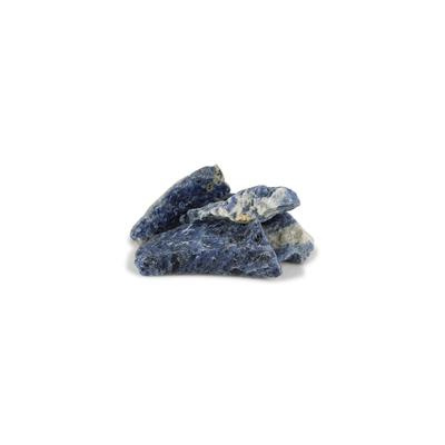 Sodaliet Brazilië, ruwe brokjes mini - 1-3 cm - blauw - M