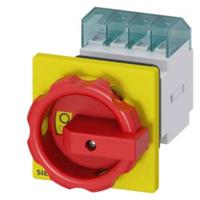 Siemens 3LD20540TK53 Belastbare scheidingsschakelaar Rood, Geel 3-polig 6 mm² 16 A 690 V/AC - thumbnail