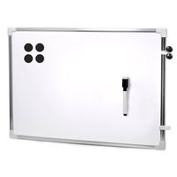 Magnetisch whiteboard/memobord met marker/magneten extra sterk - 60 x 40 cm