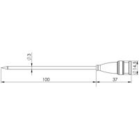 Greisinger GF 2T Insteeksensor -70 tot 250 °C Sensortype Pt1000