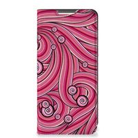 Xiaomi Redmi Note 10/10T 5G | Poco M3 Pro Bookcase Swirl Pink