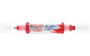 Acrylmarker edding e-5400 3D double liner verkeersrood