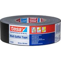 tesa® Reg Gaffer-plakband 50 m x 50 mm, zwart (mat)