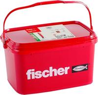 fischer DuoPower 8 x 40 mm, praktische emmer met 1200 universele pluggen, krachtige 2-componentenpluggen, kunststof pluggen voor bevestiging in beton, baksteen, gipsplaat enz.