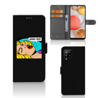 Samsung Galaxy A42 5G Wallet Case met Pasjes Popart Oh Yes
