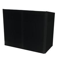 OMNITRONIC Wisselcover voor Mobile DJ Stand zwart | vervangende stoffen bekleding