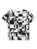 Dkny Kids t-shirt à logo imprimé - Blanc