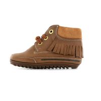 Shoesme babyschoentjes Smart cognac met franjes Maat - thumbnail