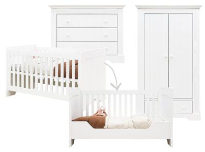 Bopita Narbonne 3-delige meegroeikamer - Wit