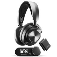 SteelSeries Arctis Nova Pro Wireless gameheadset, aansluiting op meerdere systemen, Neodymiummagneetdrivers, Actieve ruisonderdrukking, Infinity Power System, Xbox Series X|S, Xbox One, Windows 10/11