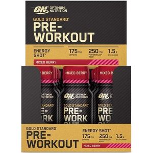 Gold Standard PWO Shot 12x 60ml Mixed Berry