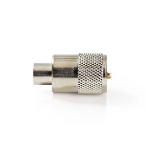 Nedis CSVC43900ME Pl259-connector Mannelijk Voor Rg58 Coaxkabels 25 Stuks Metaal