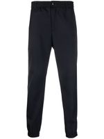 Emporio Armani pantalon fuselé à taille élastiquée - Bleu