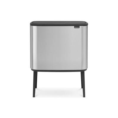 Brabantia 316081 vuilnisbak 33 l Rechthoekig Roestvrijstaal Zwart, Roestvrijstaal Brabantia 316081 vuilnisbak 33 l Rechthoekig Roestvrijstaal Zwart, Roestvrijstaal