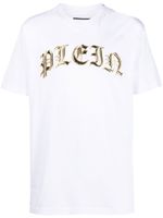 Philipp Plein t-shirt en coton à logo appliqué - Blanc