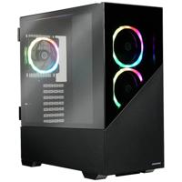 Enermax K8 Midi-tower PC-behuizing Zwart 3 voorgeïnstalleerde LED-ventilators, Zijvenster - thumbnail