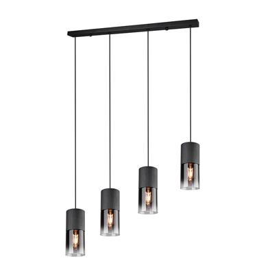 Trio Hanglamp Robin - Metaal - Zwart Mat