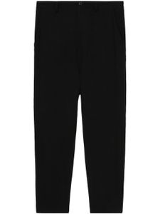 Y's pantalon fuselé à coupe courte - Noir