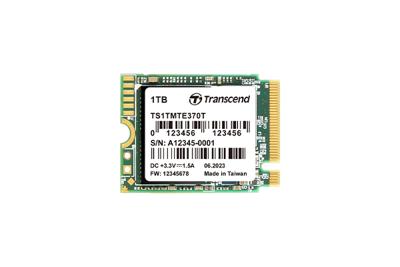 Transcend MTE370T 256 GB NVMe/PCIe M.2 SSD 2230 harde schijf PCIe NVMe 3.0 x4 Industrial TS256GMTE370T