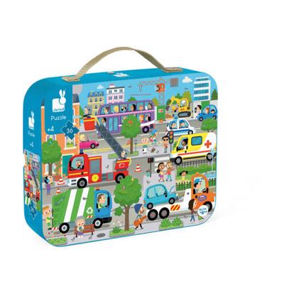 Janod Puzzel - De Stad vloerpuzzel 36 stukjes