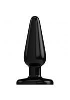 Butt Plug - Basic - 4 Inch - Black - thumbnail