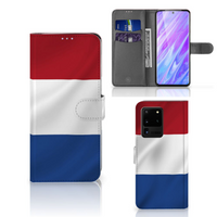 Samsung Galaxy S20 Ultra Bookstyle Case Nederlandse Vlag