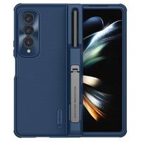 Nillkin Super Frosted Shield Fold Samsung Galaxy Z Fold4 Hoesje - Blauw