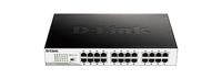 D-Link DGS-1024D/B DGS-1024D Gigabit Ethernet Switch, 24 Poorten, 10/100/1000 Mbit/S, Eenvoudige Plug & Play Installatie, Zonder Fan, Dus Geluidloos, Zwart