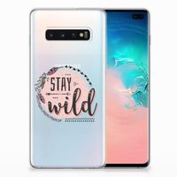 Samsung Galaxy S10 Plus Telefoonhoesje met Naam Boho Stay Wild