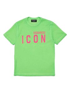 DSQUARED2 KIDS t-shirt en coton à logo imprimé - Vert