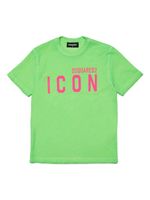 DSQUARED2 KIDS t-shirt en coton à logo imprimé - Vert - thumbnail