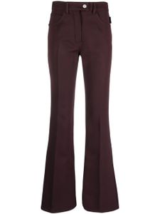 Courrèges pantalon 70's à coupe évasée - Rouge