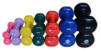 RS Vinyl Dipping Dumbellset Compleet l 0.5 t/m 5 kg l 7 paar dumbells