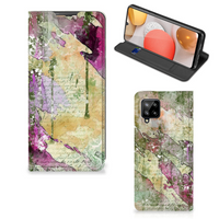 Bookcase Samsung Galaxy A42 Letter Painting