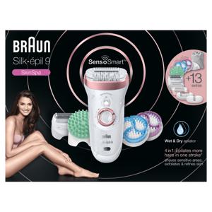 Braun Silk-épil 9 9/990 SkinSpa SensoSmart Epilator Roze Goud Met 13 Extra’s