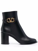 Valentino Garavani bottines VLogo Signature 75mm - Noir