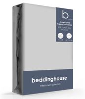 Beddinghouse Jersey-Lycra Topper Hoeslaken Lightgrey-180/200 x 200/220 cm