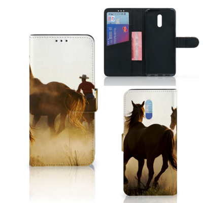 OPPO Reno Telefoonhoesje met Pasjes Design Cowboy