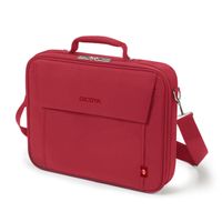 Dicota Eco Multi BASE notebooktas 39,6 cm (15.6") Aktetas Rood - thumbnail