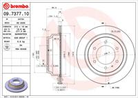 Remmenset, remschijf BREMBO, Remschijftype: Binnen geventileerd, Inbouwplaats: Achteras: , u.a. für Opel, Vauxhall, Isuzu - thumbnail