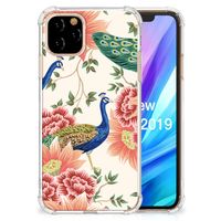 Case Anti-shock voor Apple iPhone 11 Pro Pink Peacock