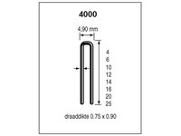 Dutack Niet serie 4000 Cnk 4mm doos 5 duizend - 5024011 - thumbnail